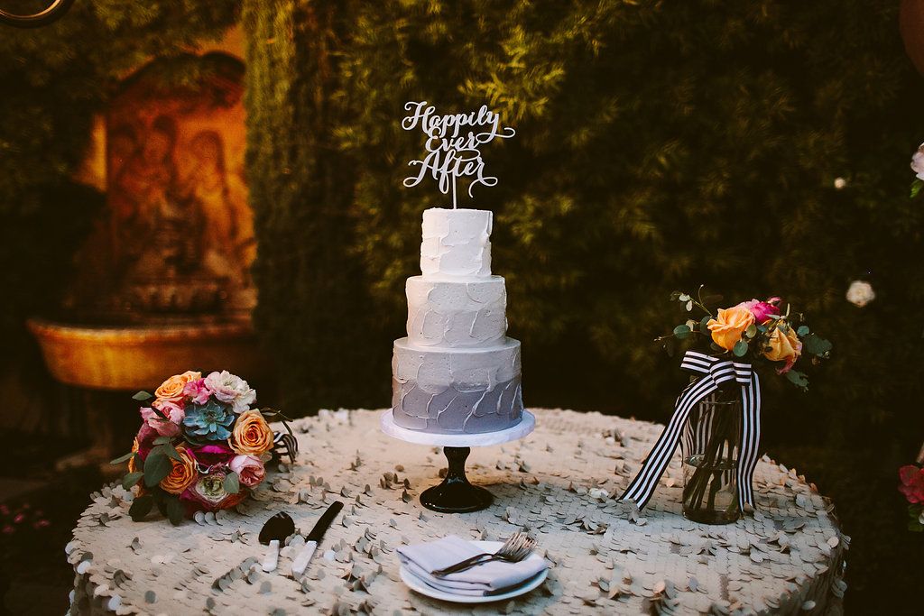 photo colorful-modern-wedding-franciscan-gardens