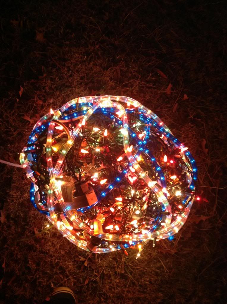 When do you put up Christmas lights?