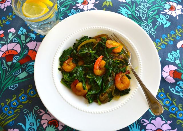 Indian-Shrimp-And-Spinach