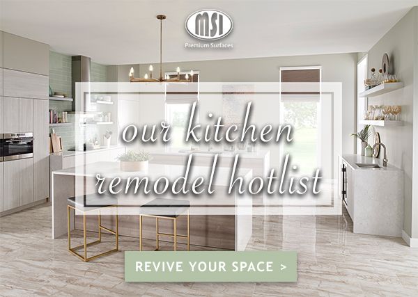 Our Kitchen Remodel Hotlist featuring Q Premium Natural Quartz countertops