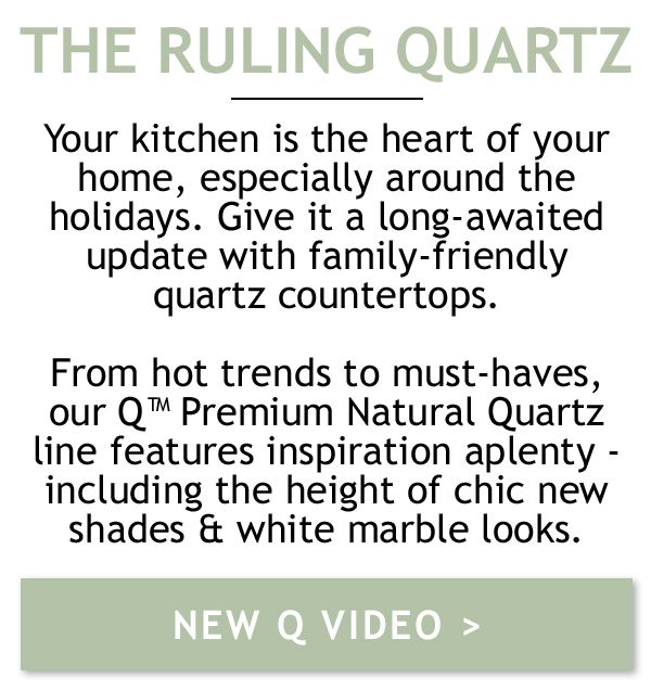 Q Premium Natural Quartz countertops top our kitchen remodel hotlist