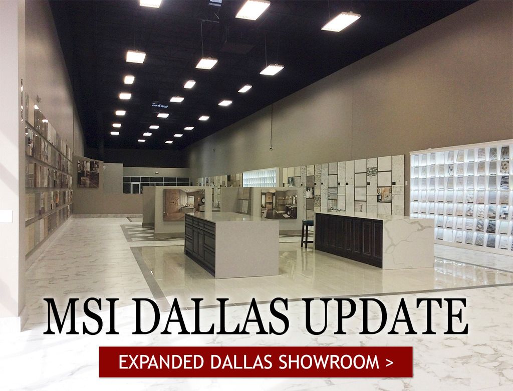 MSI updates tile and countertop showroom in Dallas