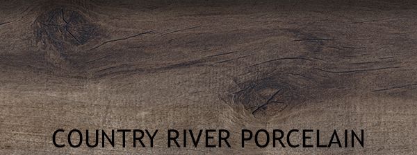 New wood look Country River Porcelain tile line