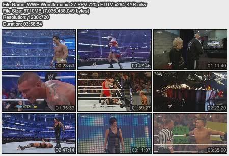 wwe wrestlemania 27. WWE Wrestlemania 27 PPV 720p