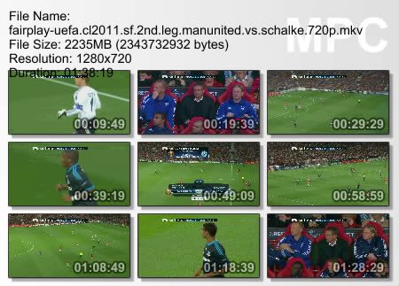 UEFA Champions League 2011 Semi Final 2nd leg Manchester United Vs Schalke 04 720p HDTV x264-FAIRPLAY