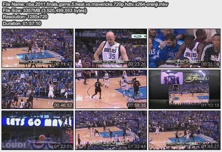 NBA 2011 Finals Game 5 Mavericks vs Heat 720p HDTV x264-ORENJI NBA 2011 Finals Game 5 Mavericks vs Heat 720p HDTV x264-ORENJI