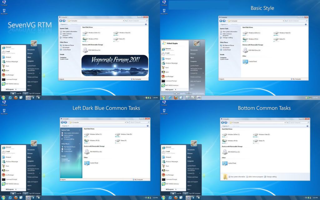 Windows Vista & Se7en Style For Xp A I O