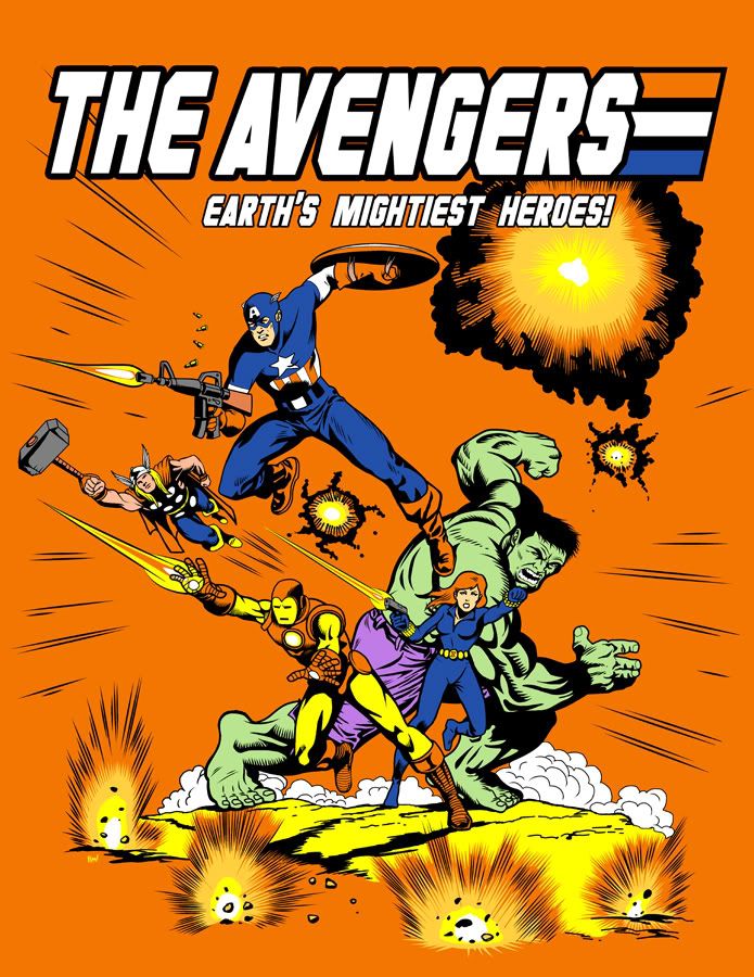 GI Avengers by ninjaink