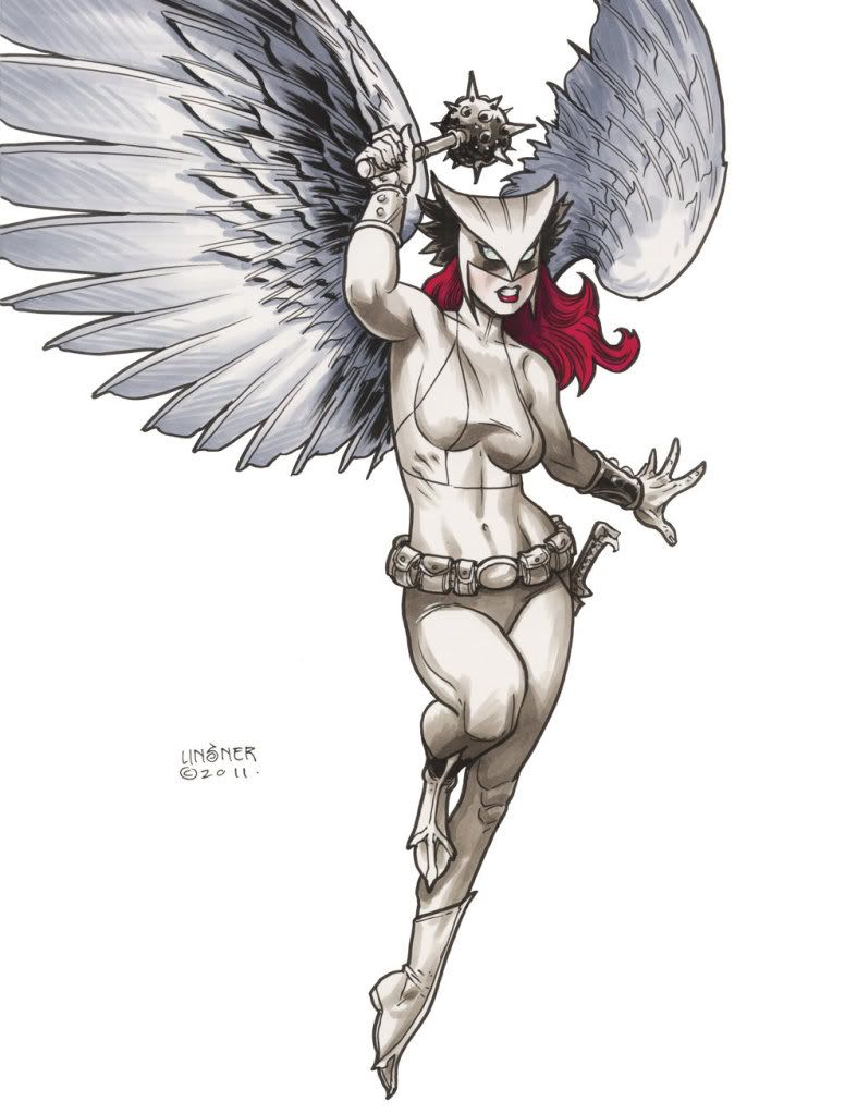 Hawkgirl by Linsner