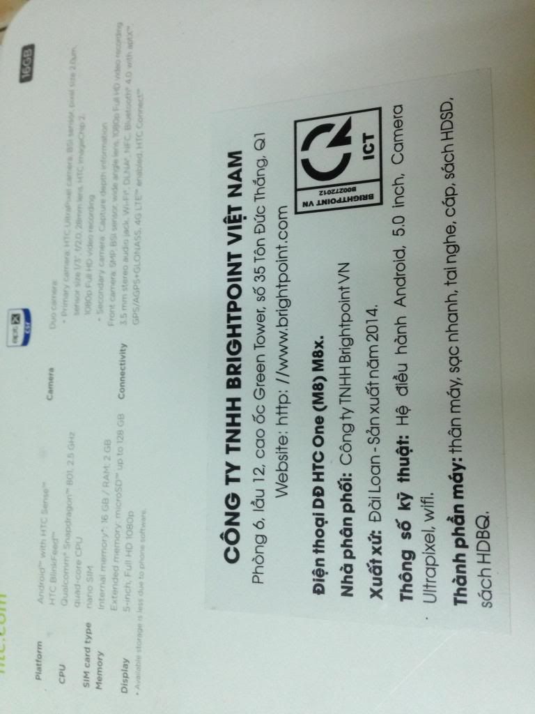 Cặp đôi hoàn hảo Sony Z2 black và HTC M8 Xám fullbox mới 100% chính hãng BH 12 tháng - 10