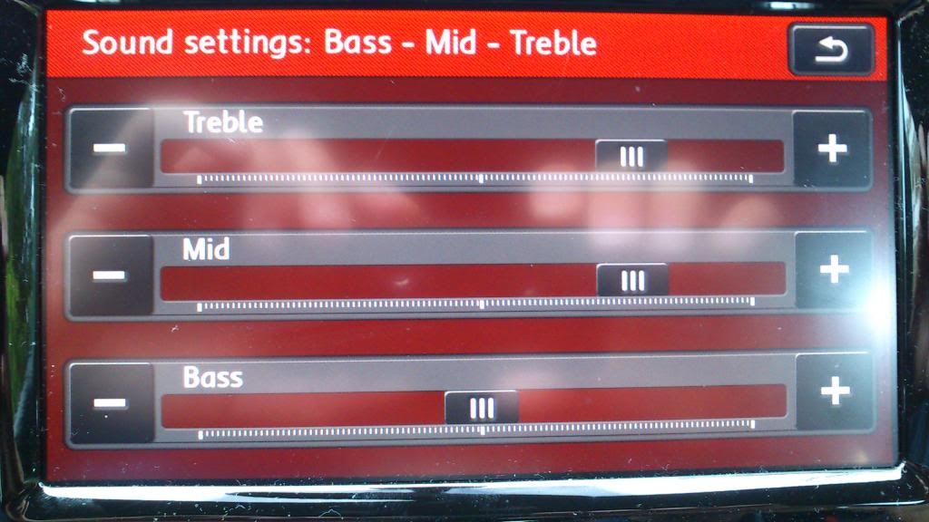 Standard Stereo Bass/Treble Settings Volkswagen Scirocco Forum