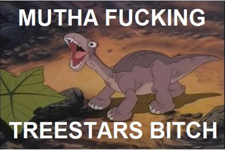 Those who has watched Land Before Time will get it.