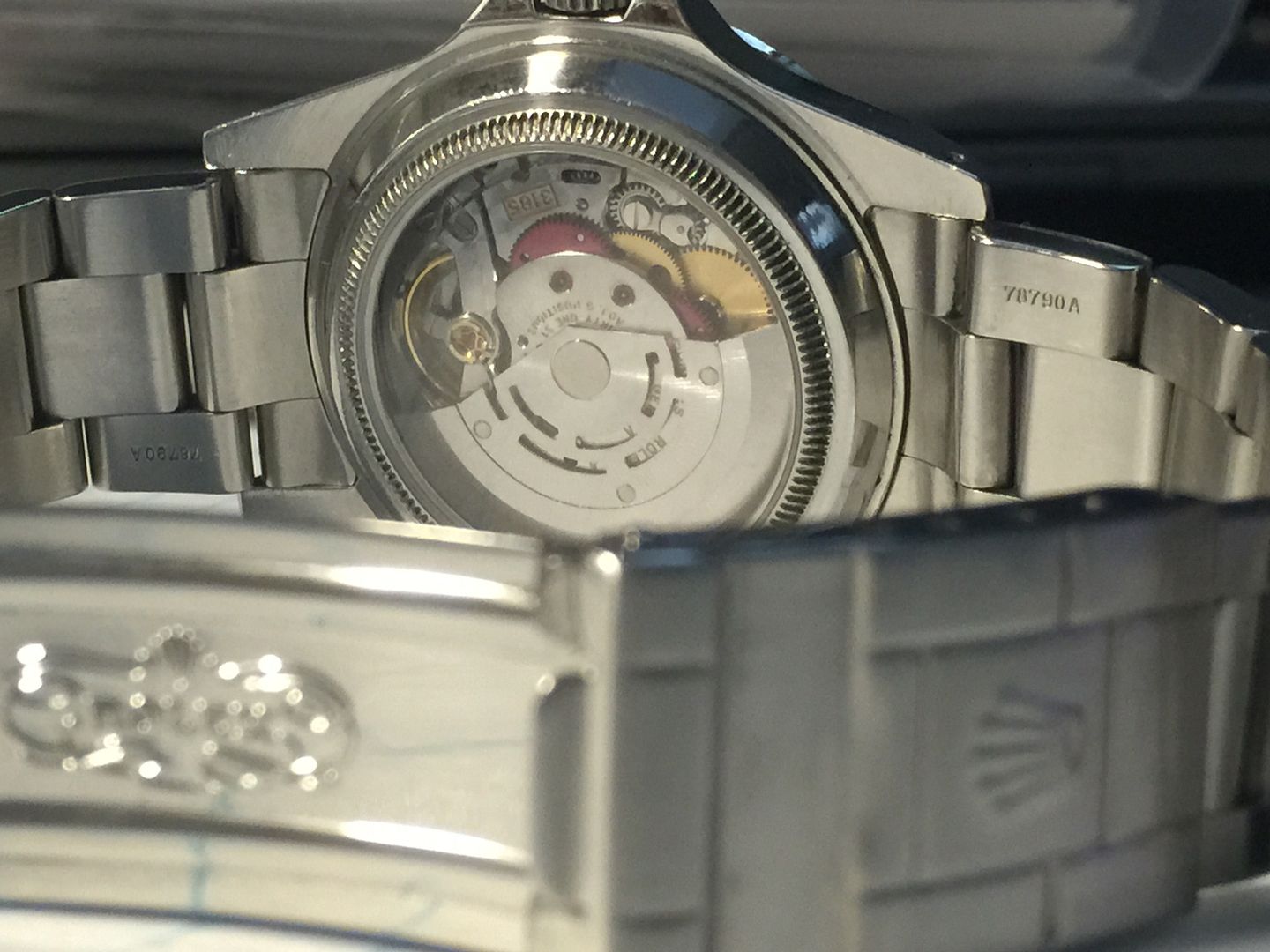 original rolex design case back