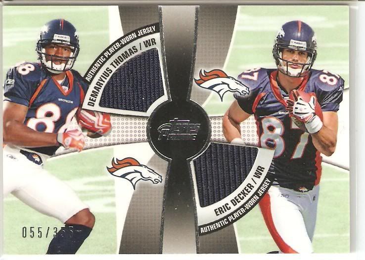 DThomas and Decker Dual JSY Topps Prime