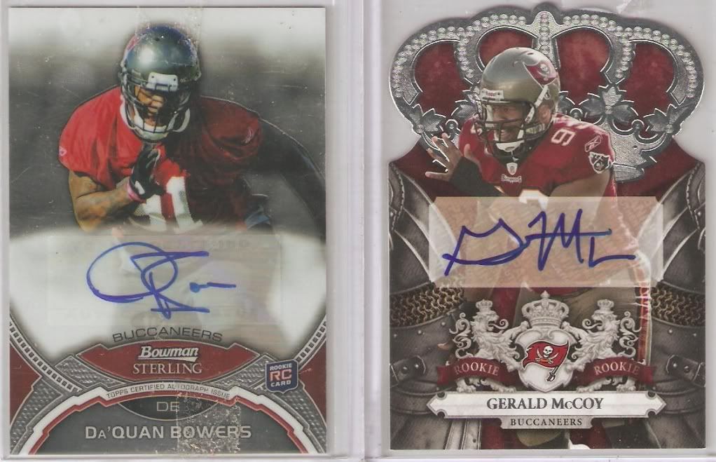 Bowers and Gerald McCoy autos