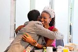 miss universe 2011 leila lopes after crowning