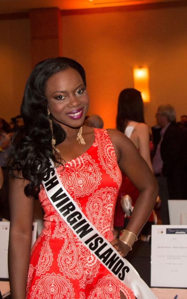 Miss Universe 2014 National Gift Auction Bristish Virgin Islands Jaynene Jno Lewis