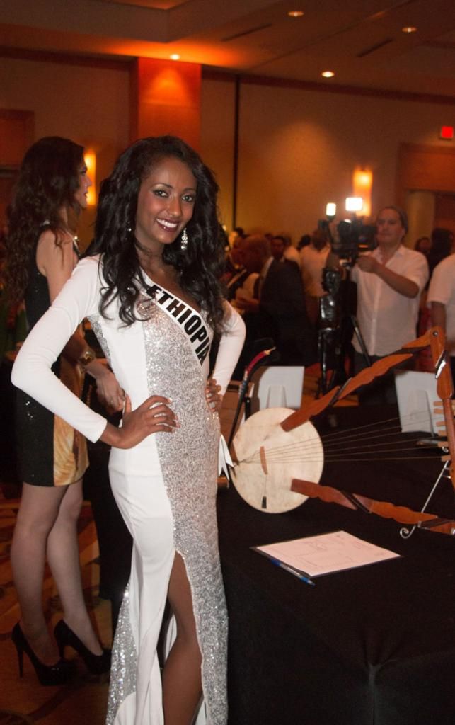 Miss Universe 2014 National Gift Auction Ethiopia Hiwot Mamo