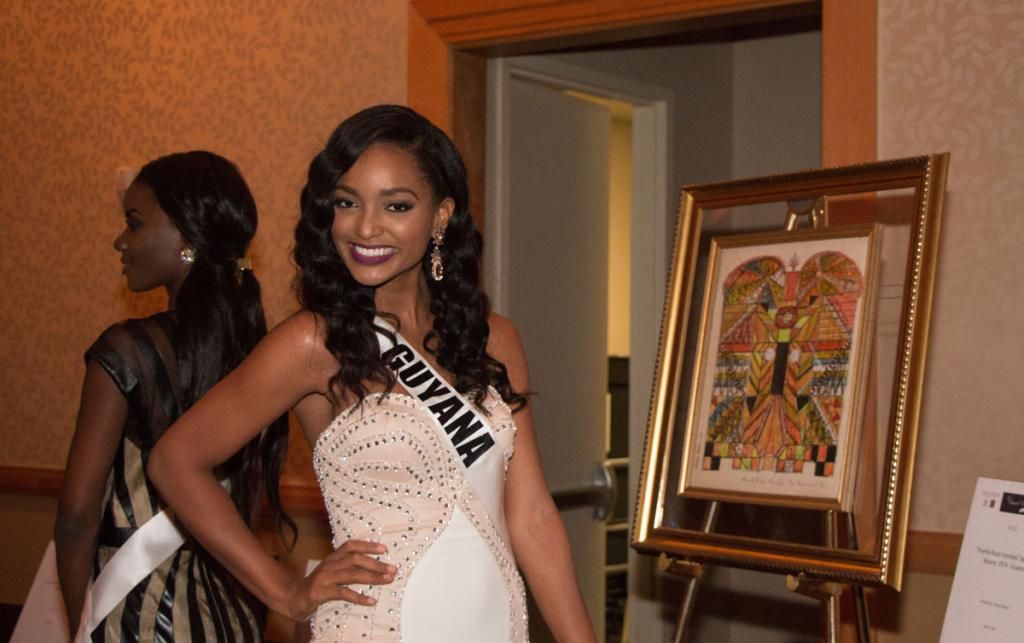 Miss Universe 2014 National Gift Auction Guyana Niketa Barker