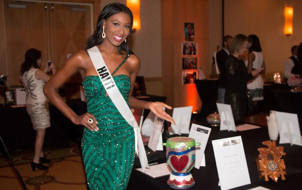 Miss Universe 2014 National Gift Auction Haiti Christie Desir
