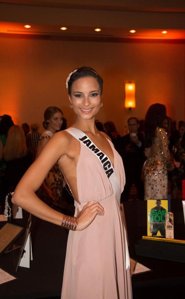 Miss Universe 2014 National Gift Auction Jamaica Kaci Fennell