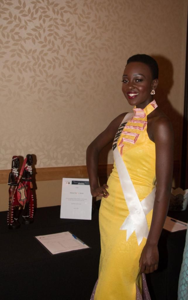 Miss Universe 2014 National Gift Auction Kenya Gaylyne Ayugi