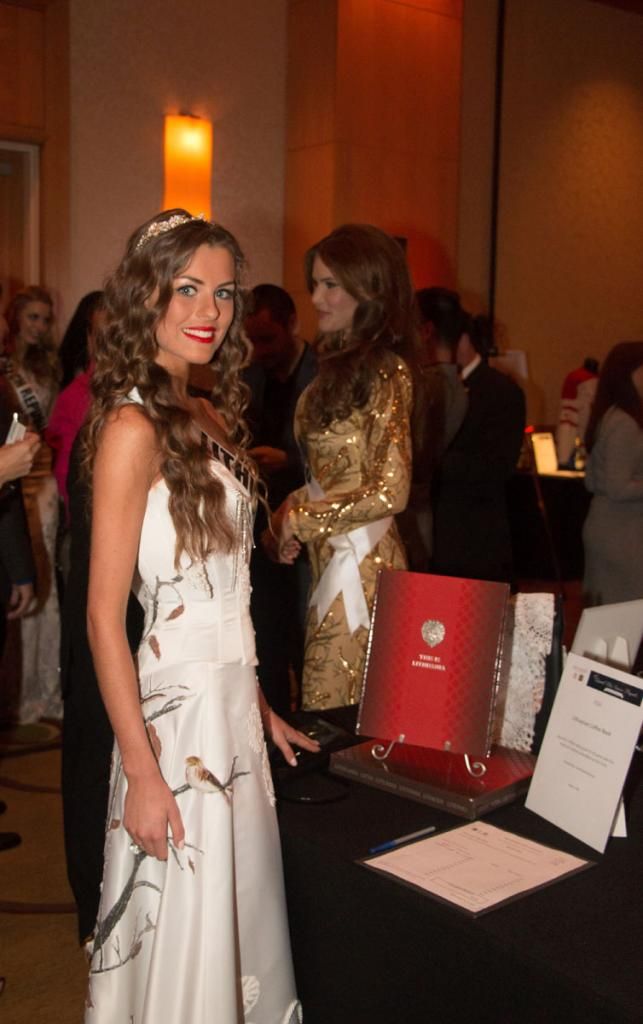 Miss Universe 2014 National Gift Auction Lithuania Patricija Belousova