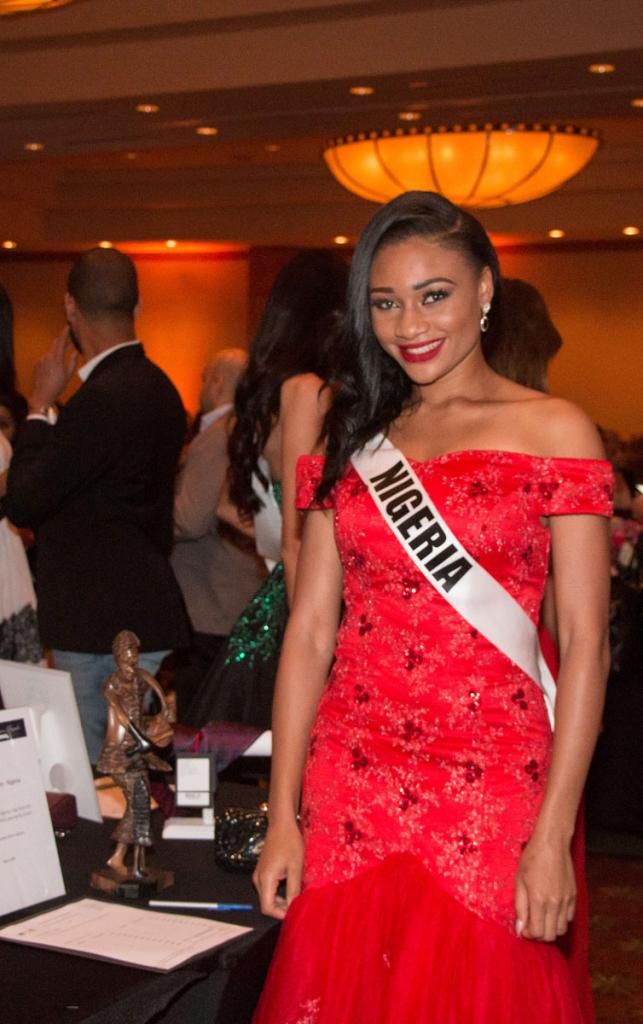 Miss Universe 2014 National Gift Auction Nigeria Queen Celestine