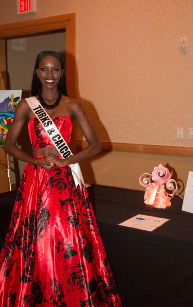 Miss Universe 2014 National Gift Auction Turks and Caicos Shanice Williams