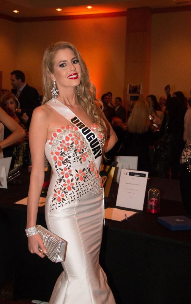 Miss Universe 2014 National Gift Auction Uruguay Johana Riva