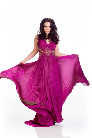 Miss Universe 2014 Evening Gown Portraits Albania Zhaneta Byberi