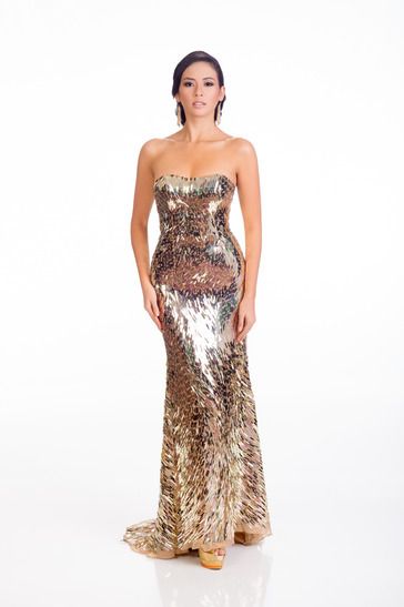 Miss Universe 2014 Evening Gown Portraits Indonesia Elvira Devinamira