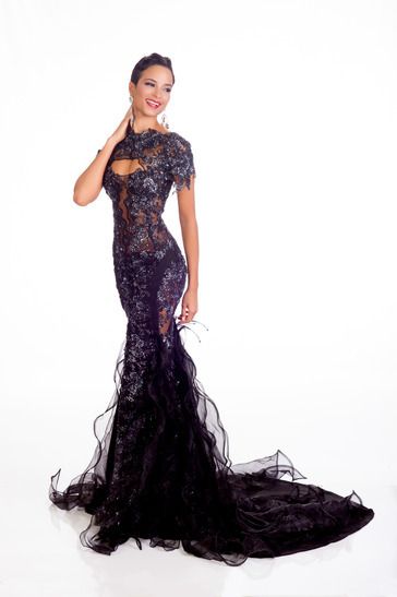 Miss Universe 2014 Evening Gown Portraits Jamaica Kaci Fennell