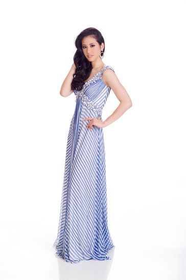 Miss Universe 2014 Evening Gown Portraits Japan Keiko Tsuji