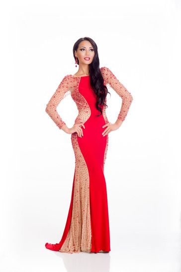 Miss Universe 2014 Evening Gown Portraits Kazakhstan Aiday Isaeva