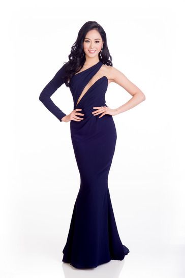 Miss Universe 2014 Evening Gown Portraits Korea Yoo Ye-Bin