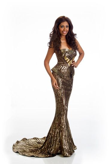 Miss Universe 2014 Evening Gown Portraits Malaysia Sabrina Beneett