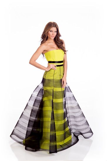 Miss Universe 2014 Evening Gown Portraits Puerto Rico Gabriela Berrios