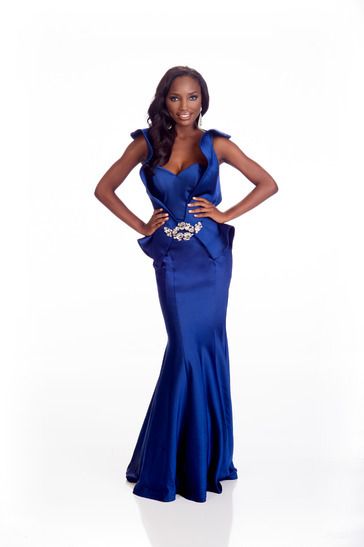 Miss Universe 2014 Evening Gown Portraits Trinidad & Tobago Jevon King