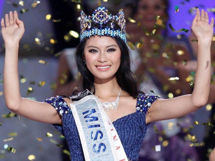 The Reigning Miss World 2012 Wexia Yu from China