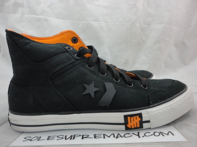 Converse Poorman Weapon HI Black Autum UNDEFEATED 10.5  