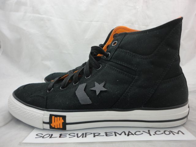 Converse Poorman Weapon HI Black Autum UNDEFEATED 10.5  