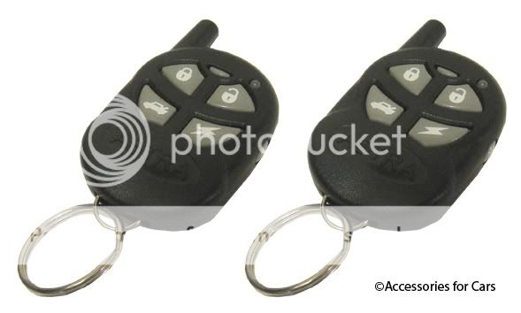4000RS Car Alarm Remote Start Keyless Entry Complete Power Door Lock Kit