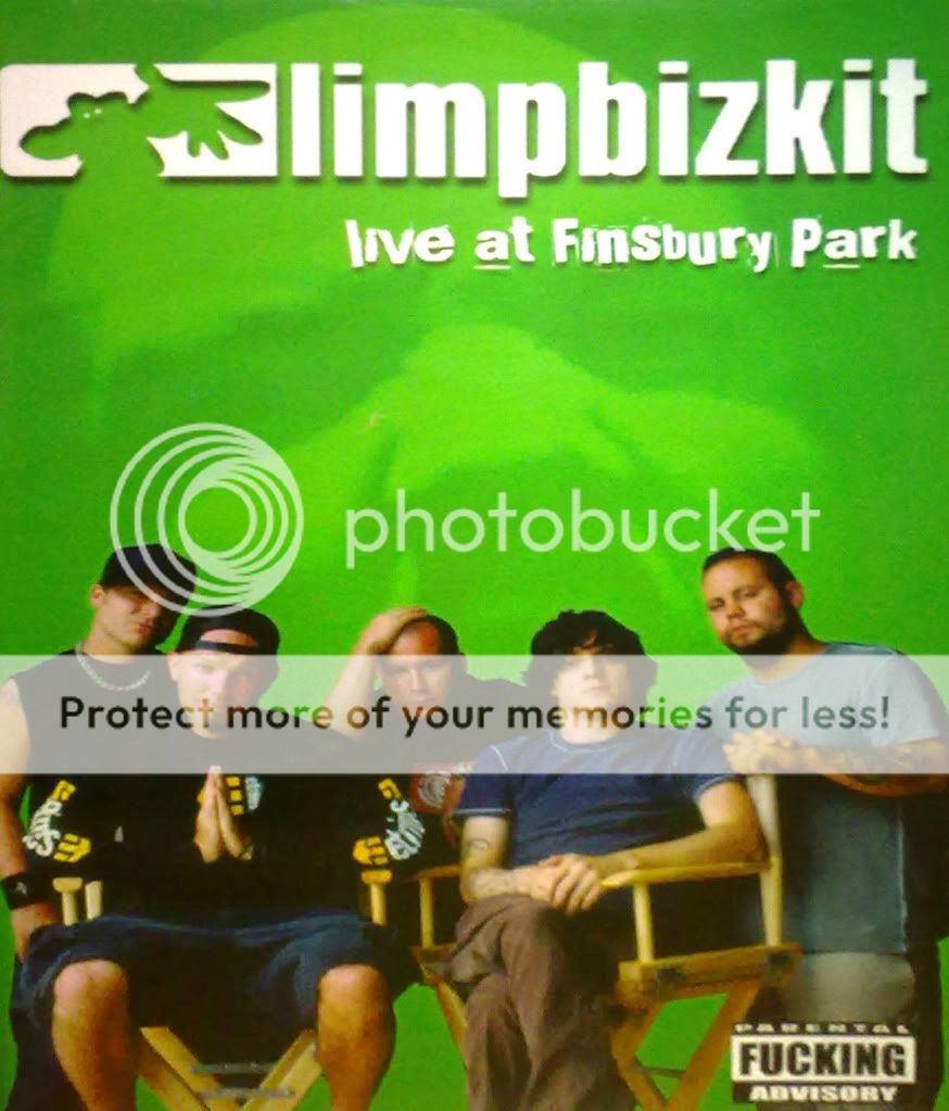 LIMPBIZKIT LIVE AT FINSBURY PARK DVD RARE LIMITED EDITION NEW